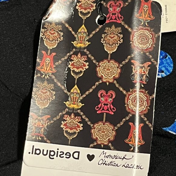 Desigual Christian Lacroix Womens Maxi Dress US M Floral Patchwork Boho Artsy - Picture 10 of 14